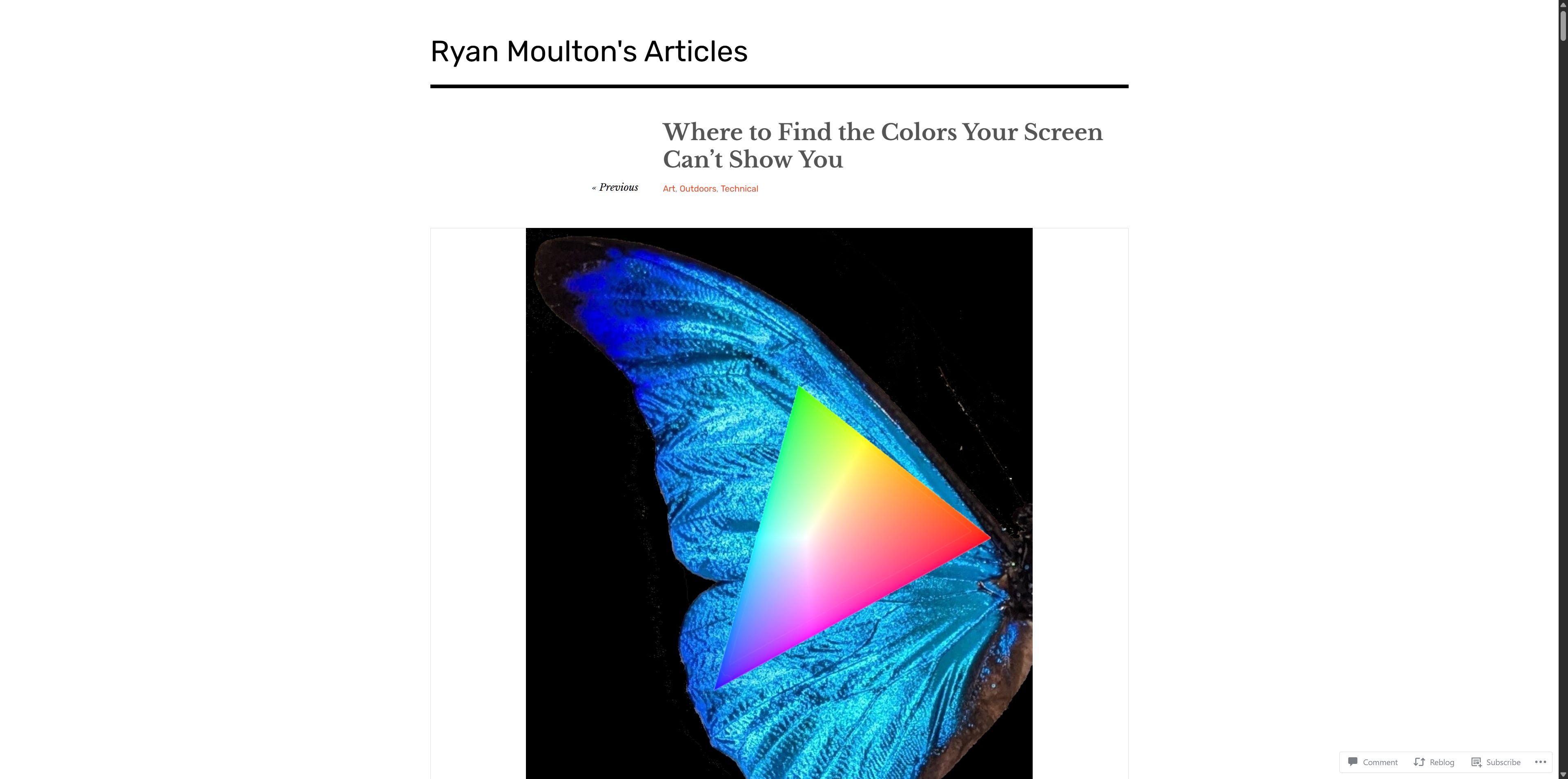 Where to Find the Colors Your Screen Can’t Show You