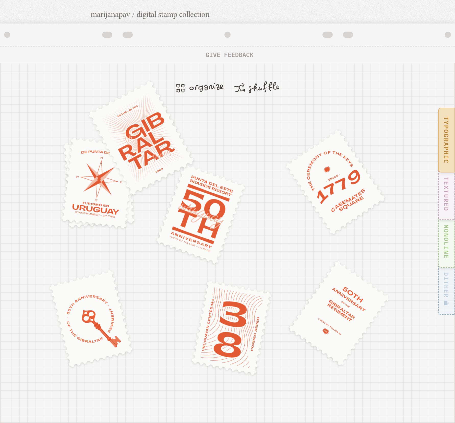 Marijana Pavlinić / Digital Stamp Collection