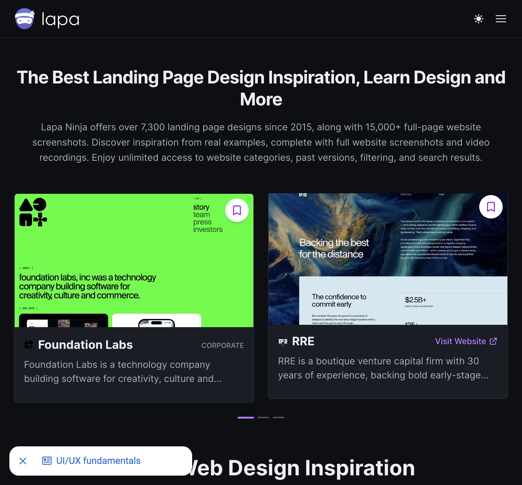 Landing Page Design Examples: 7,300+ Best Landing Pages | Lapa Ninja