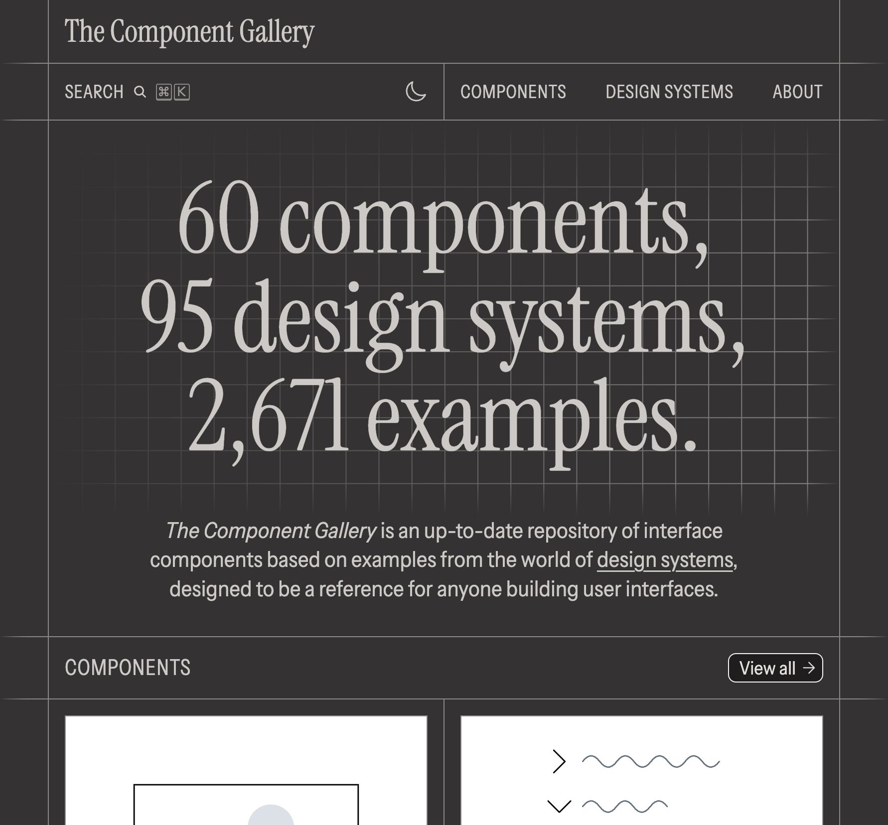 The Component Gallery