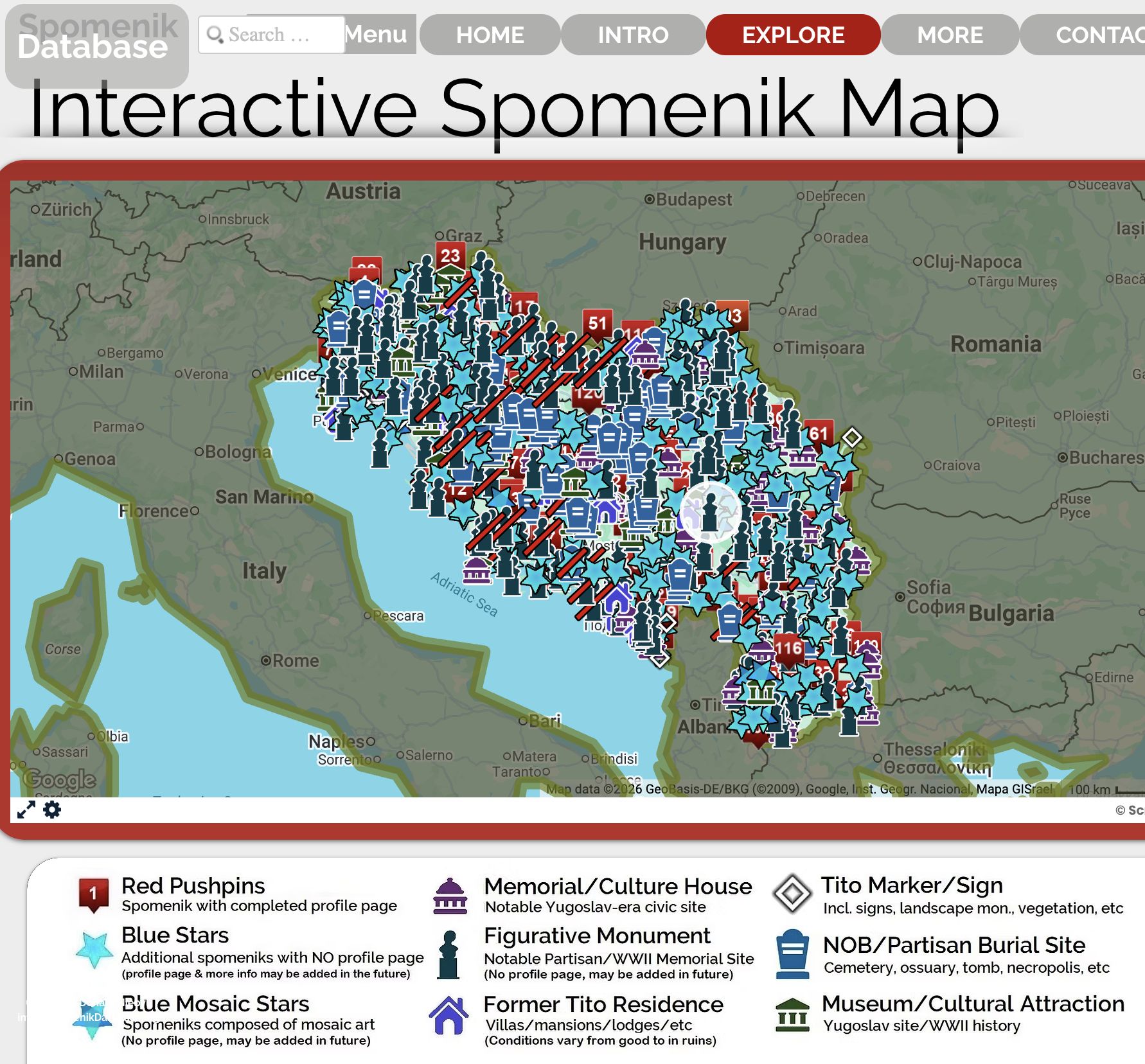 Spomenik Database | Mapping the Spomeniks of Historic Yugoslavia