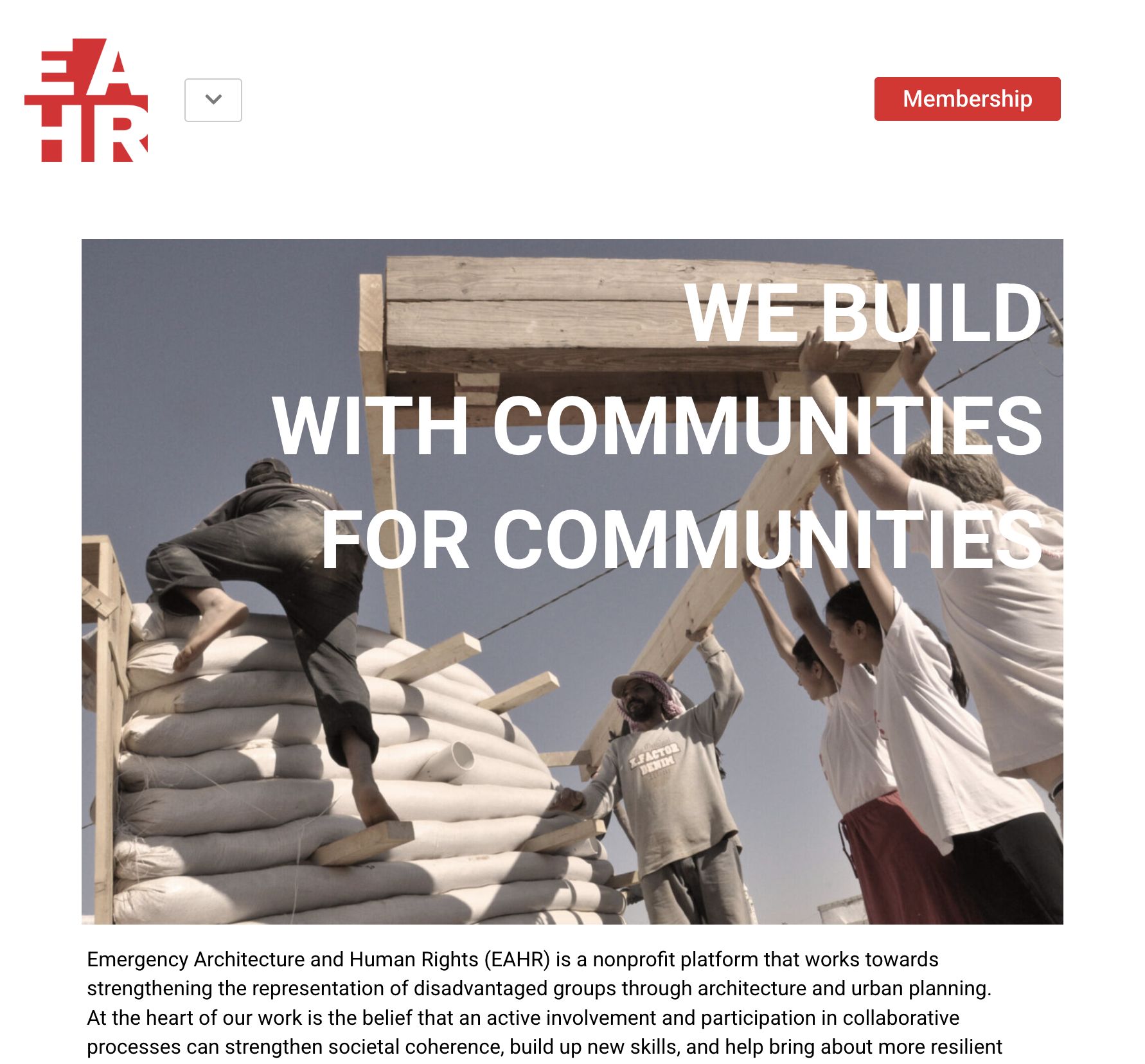 Home | Emergency Architecture & Human Rights