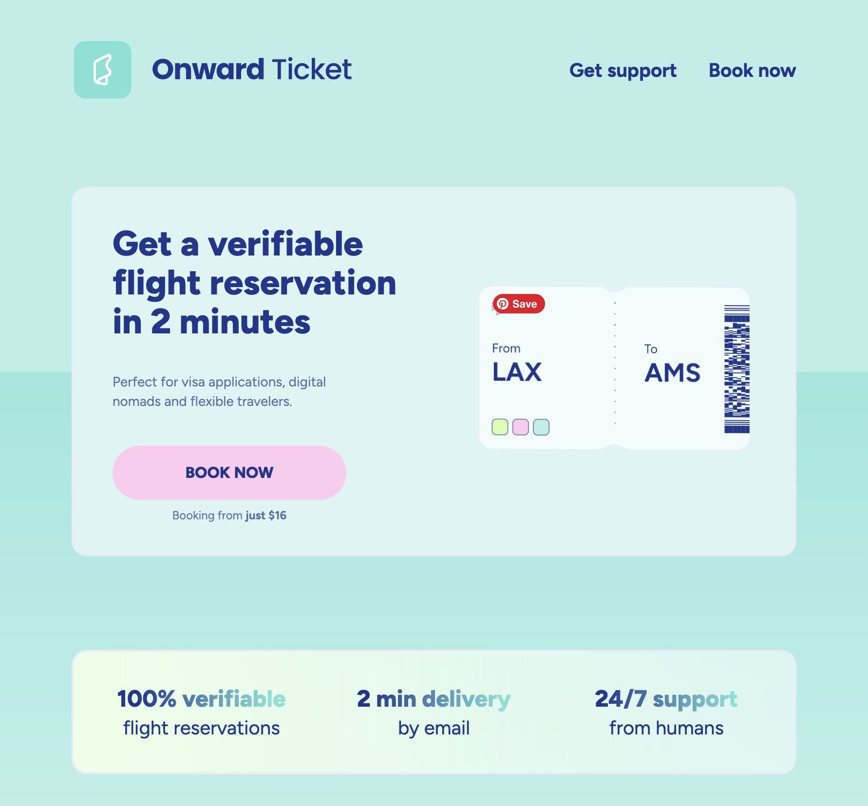 Onward Ticket