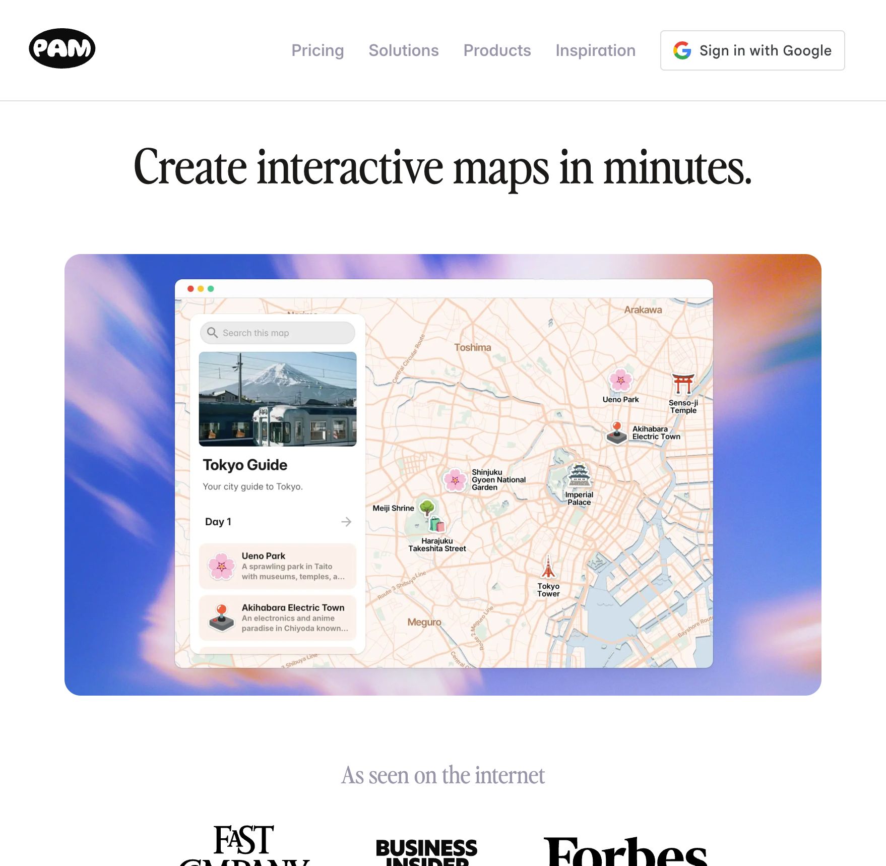 PamPam | Make your own custom maps.
