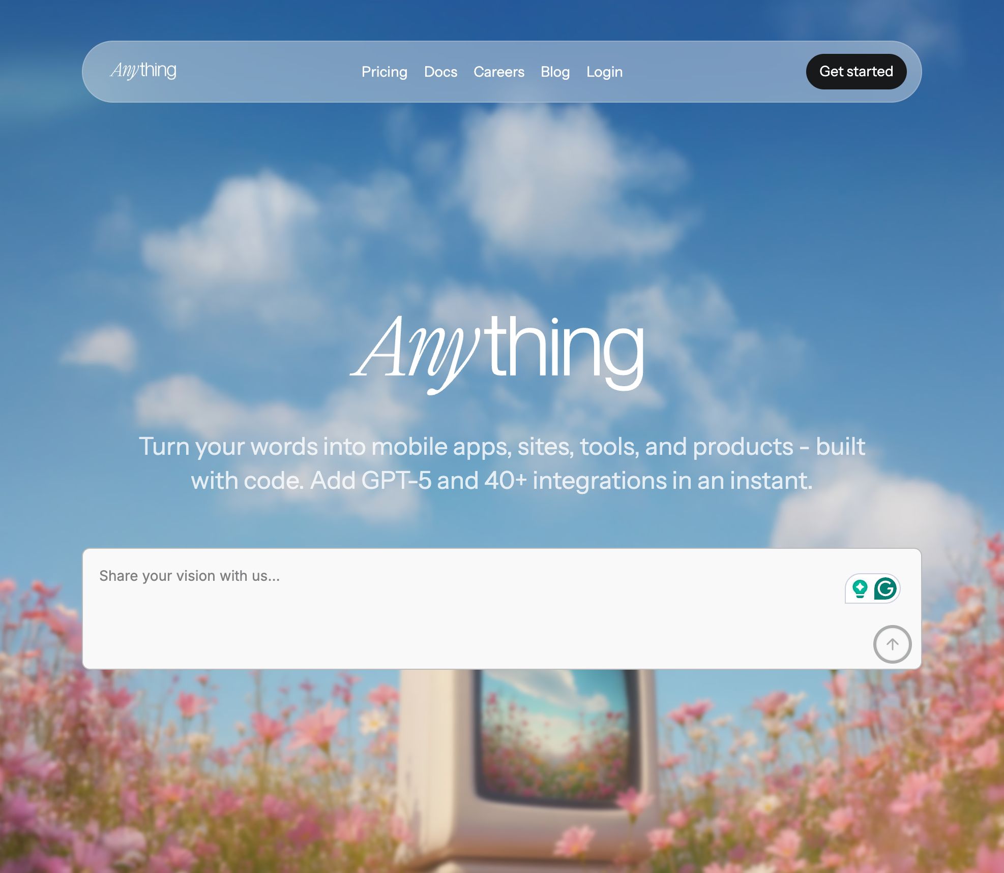 Anything - AI app builder