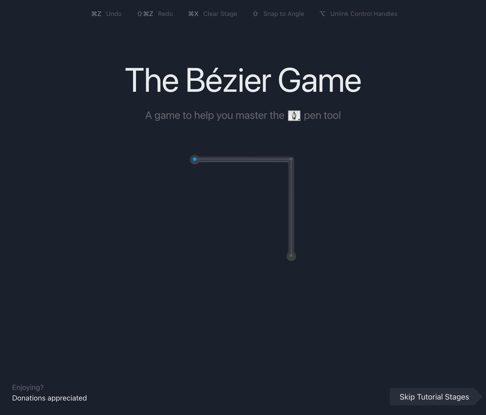 The Bézier Game