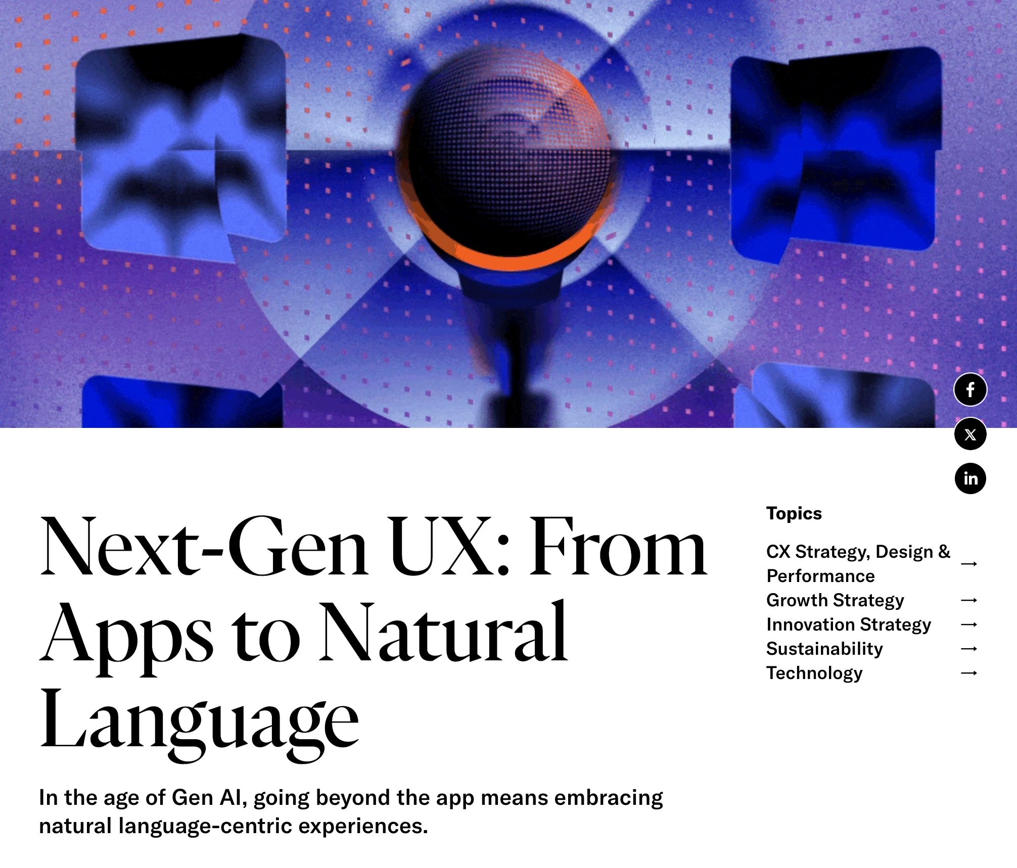 Next-Gen UX: From Apps to Natural Language | frog, part of Capgemini Invent