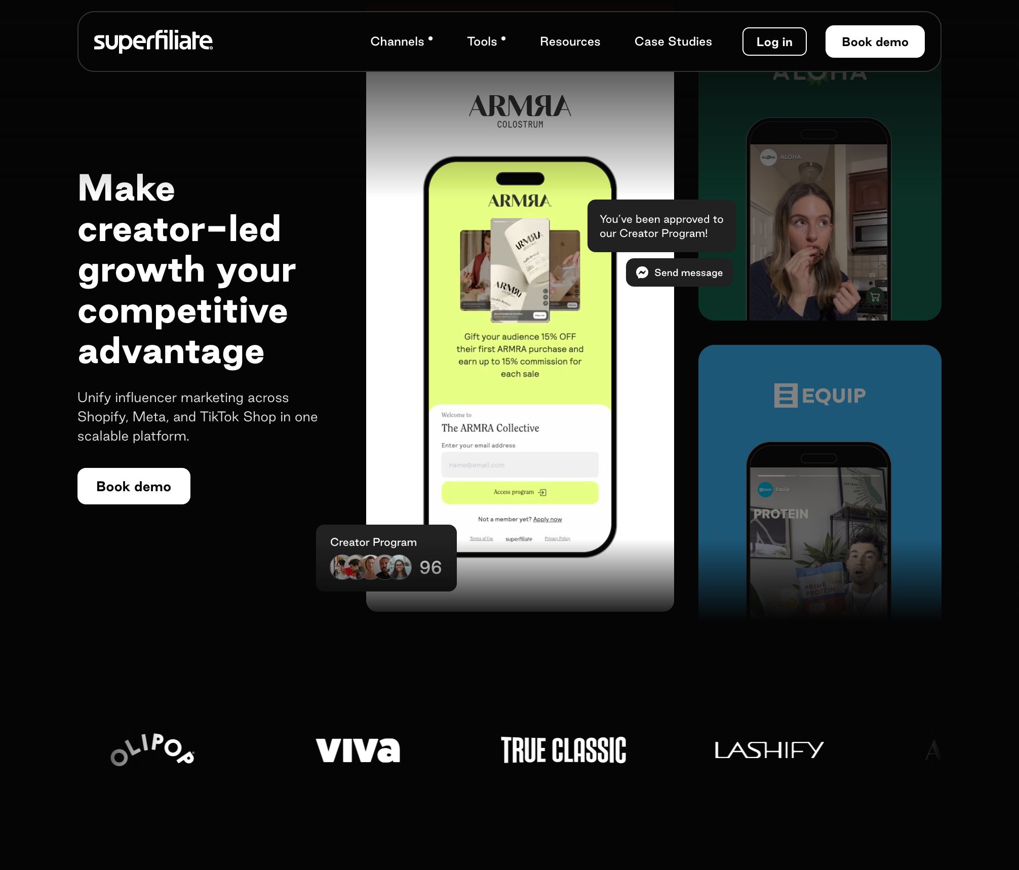 Superfiliate | Scale end to end influencer, affiliate and referral programs