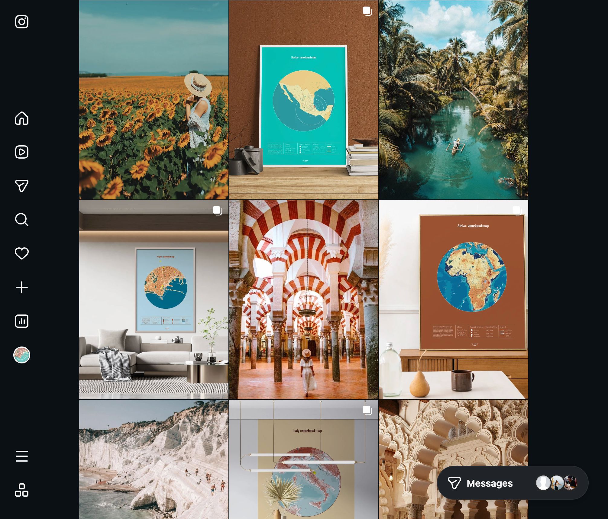 Instagram / Emotional Maps