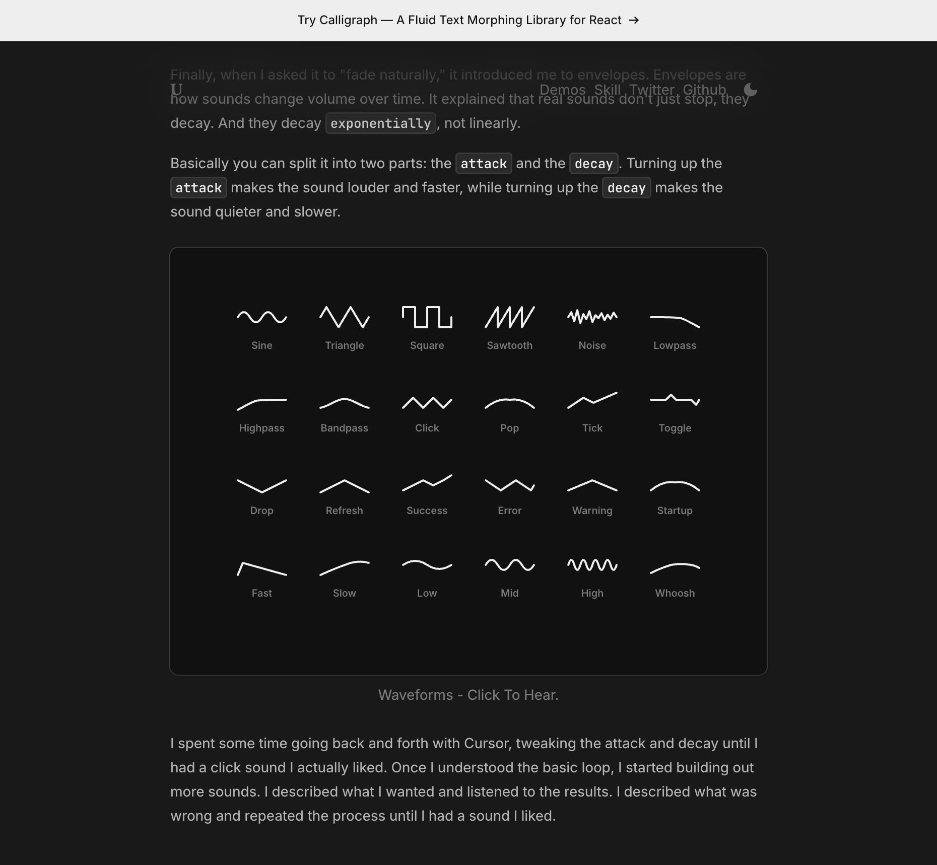 Generating Sounds with AI