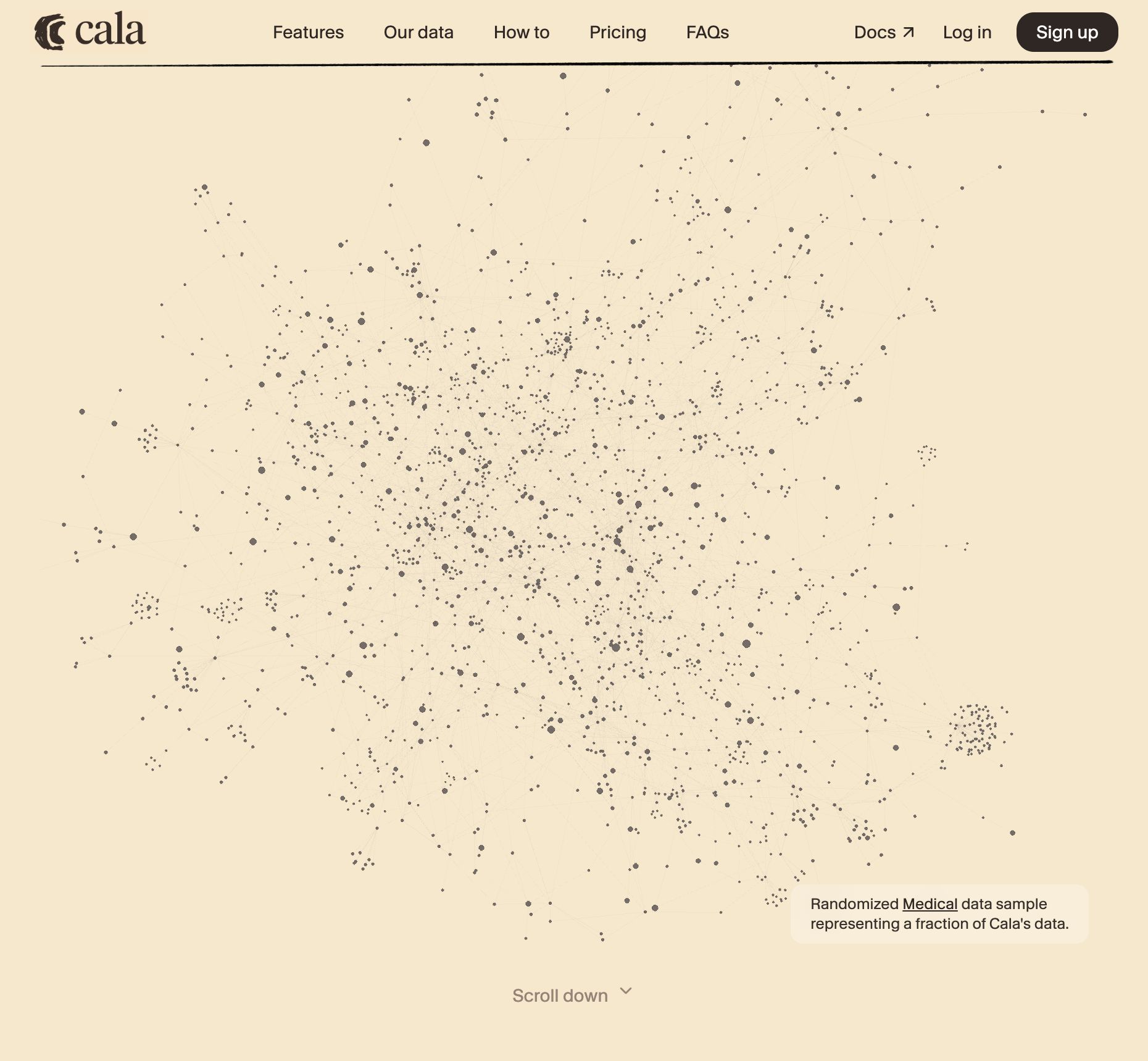 Cala — Skip the data