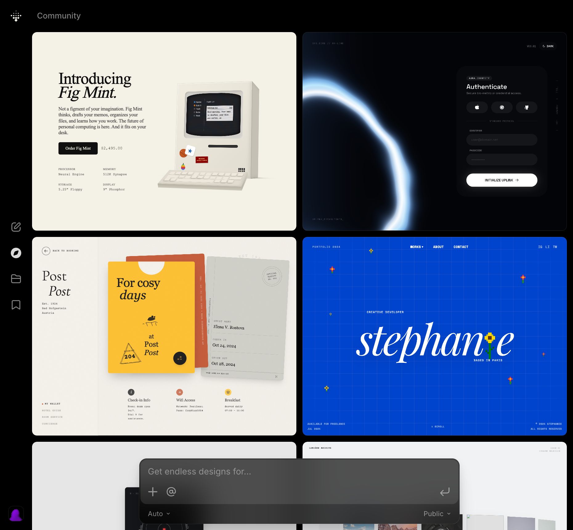 Variant – Endless designs for your ideas, just scroll