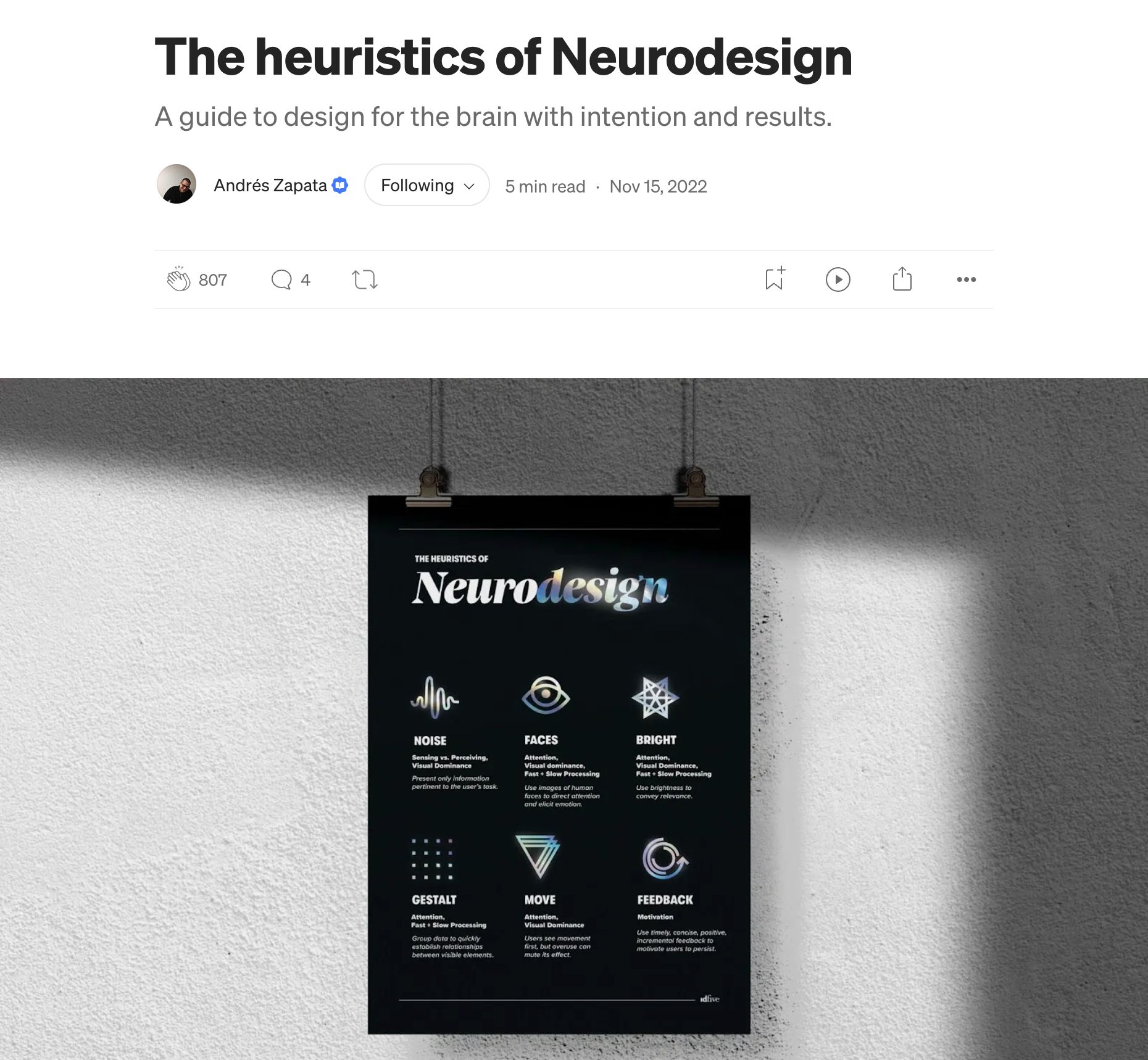 The heuristics of Neurodesign