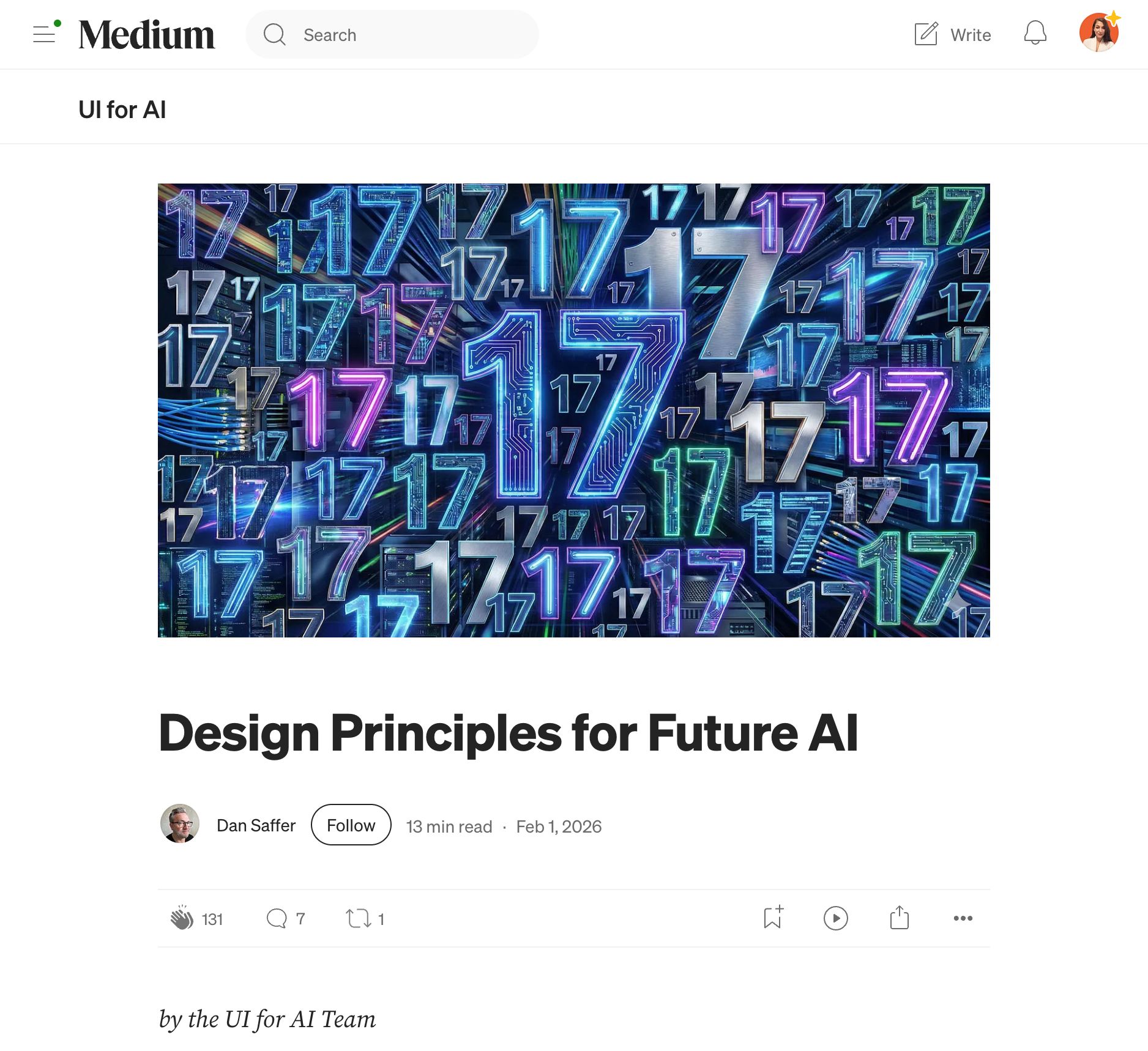 Design Principles for Future AI