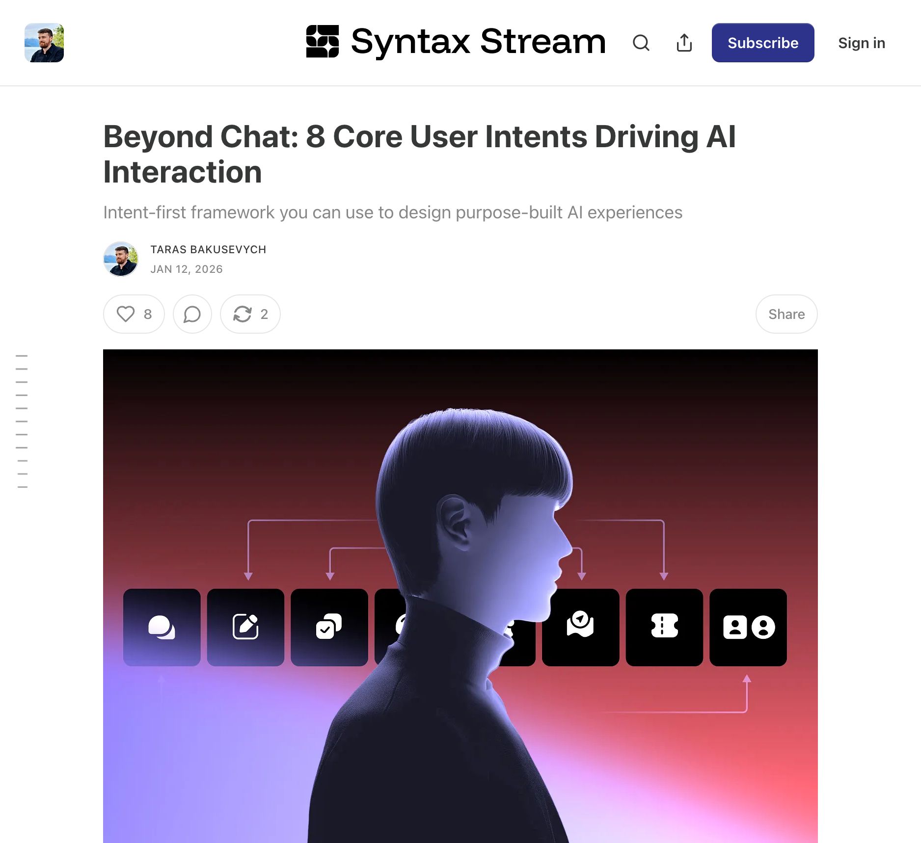 Beyond Chat: 8 Core User Intents Driving AI Interaction