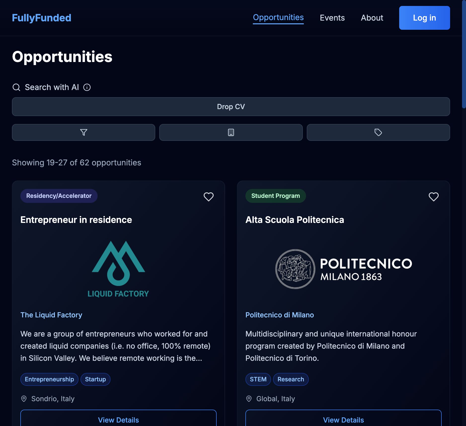 🚀 Fully Funded Opportunities - Scholarships & Experiences