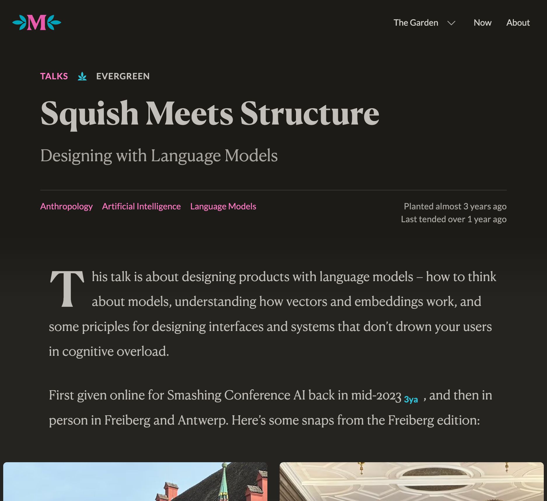 Squish Meets Structure