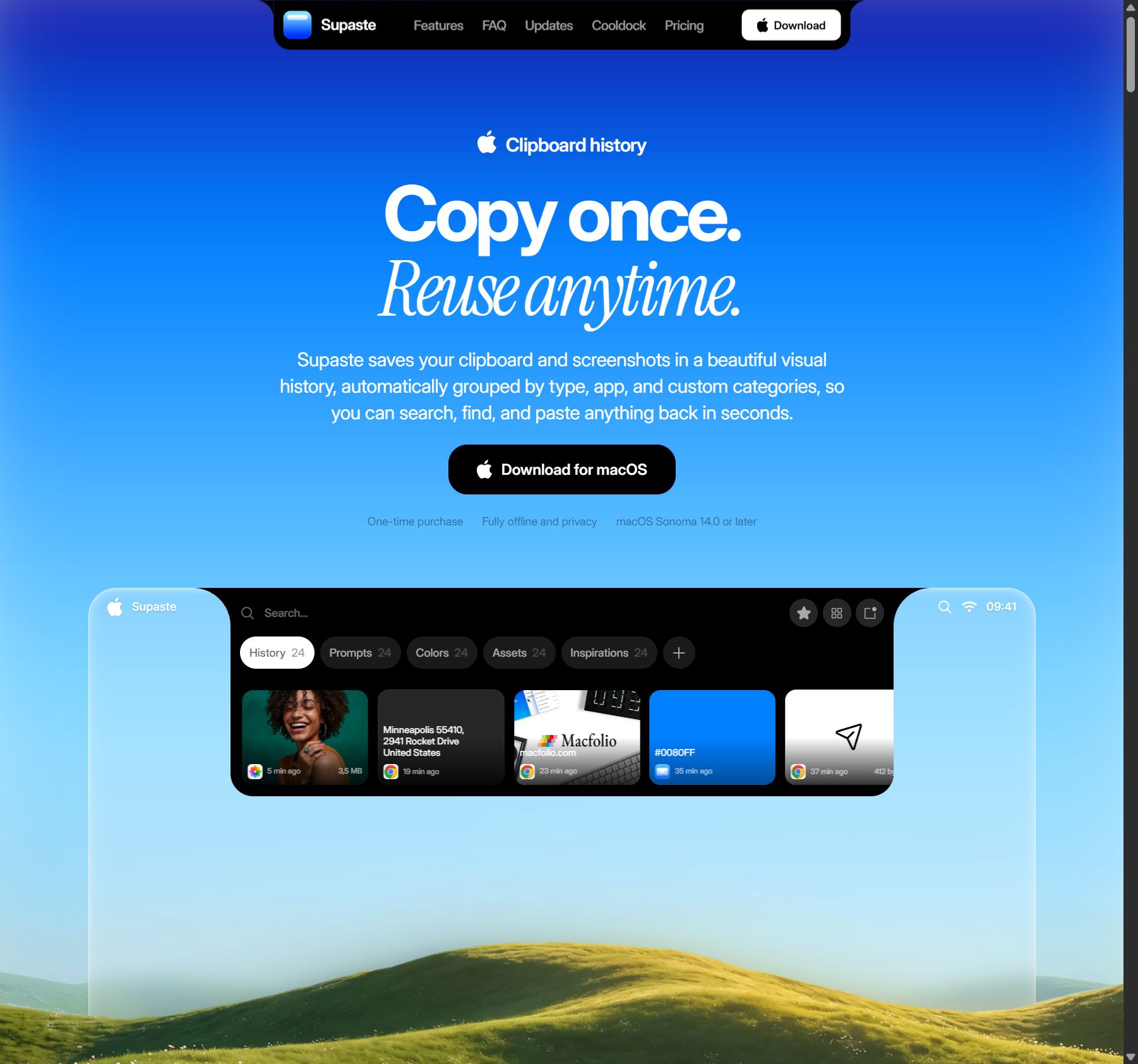 Supaste — Clipboard History Manager for Mac