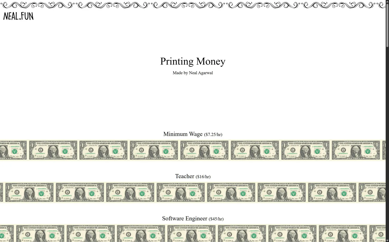 Printing Money