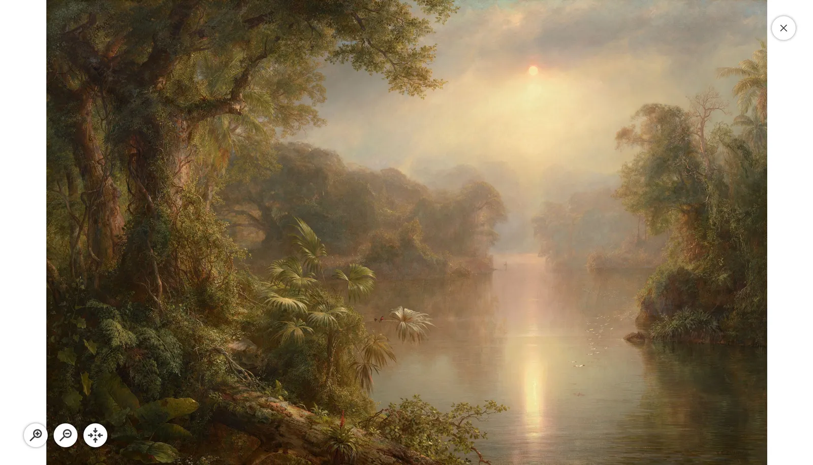 El Rio de Luz (The River of Light) by Frederic Edwin Church