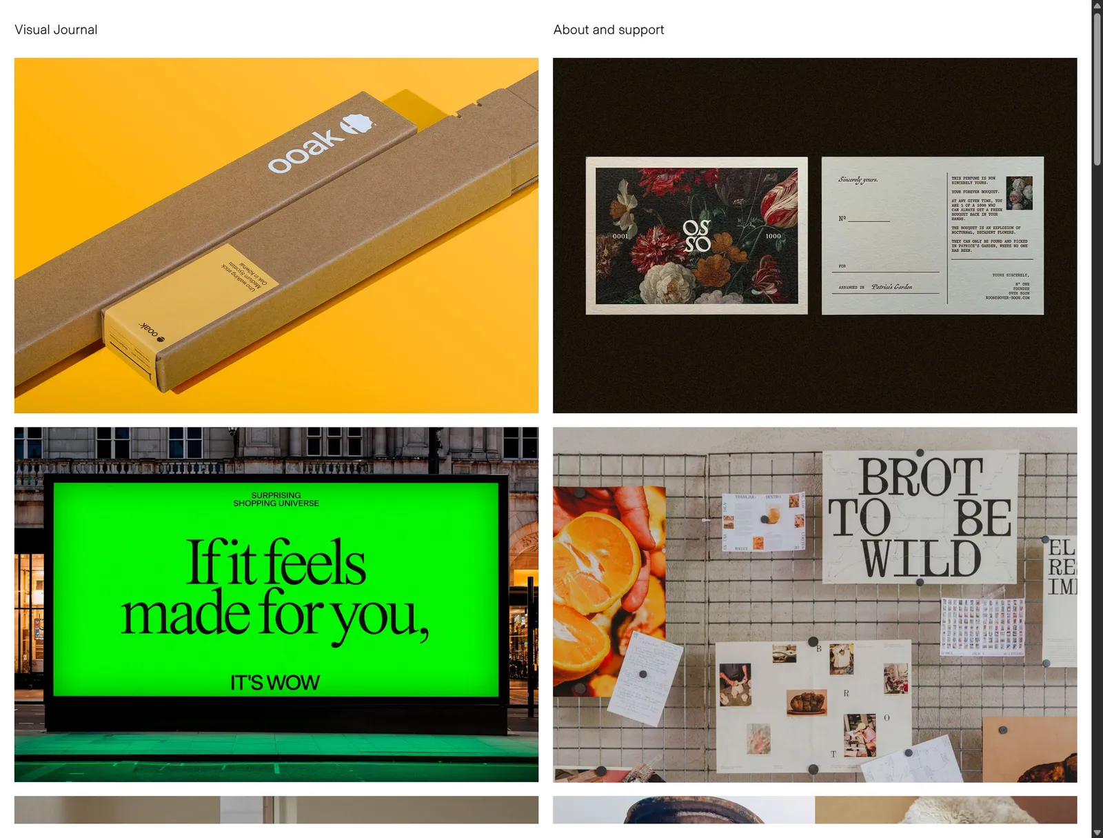 Visual Journal – Branding, Editorial and Graphic Design