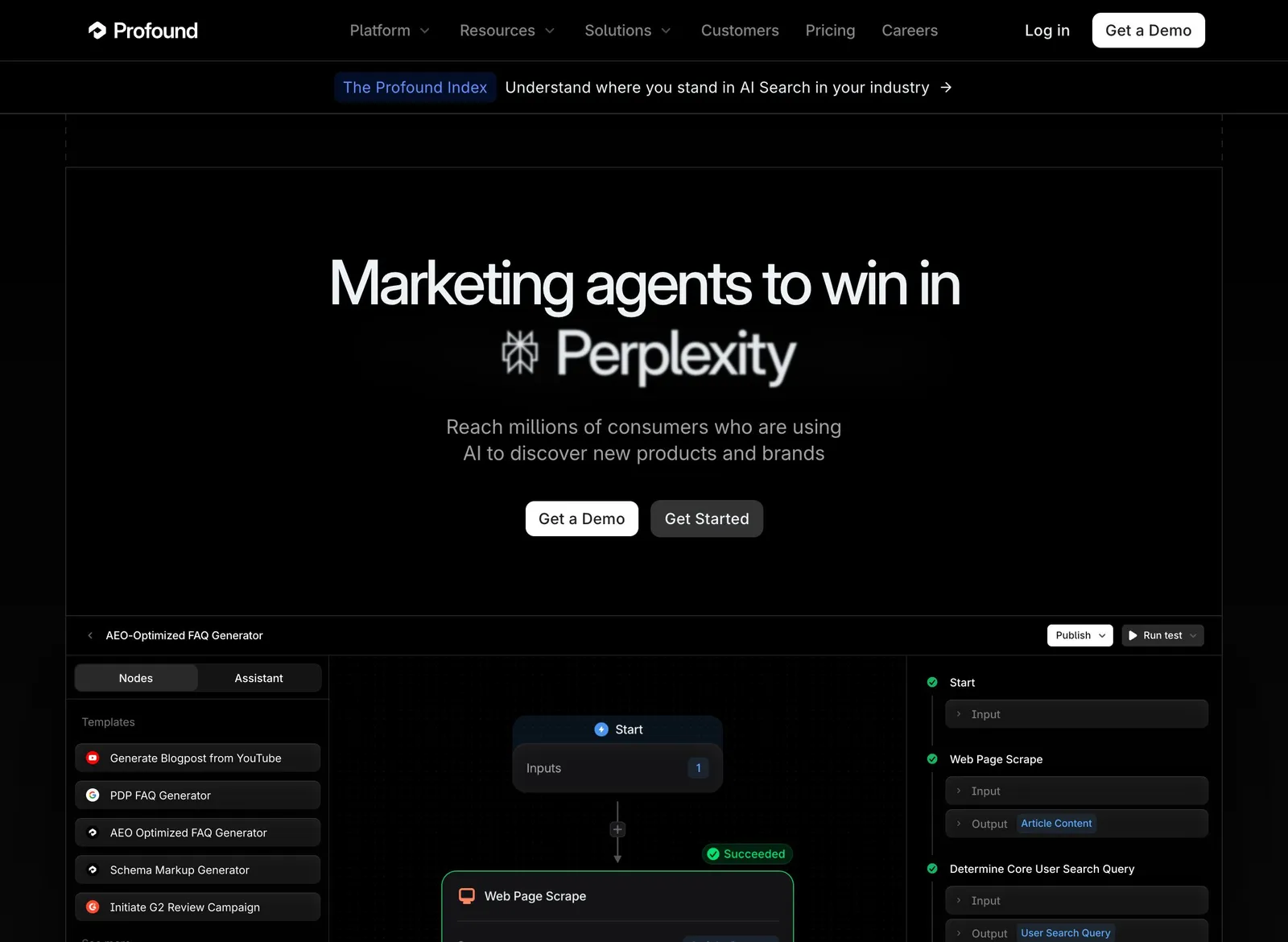 Profound | AI Answer Engine Optimization