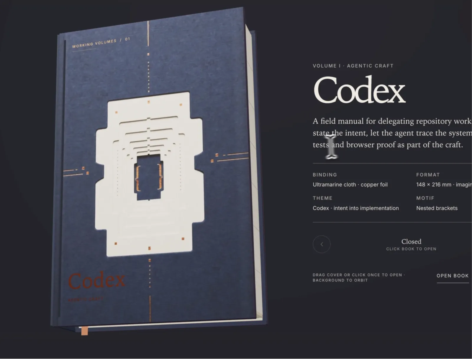 Three.js bookshelf inspired by the Stripe Press site